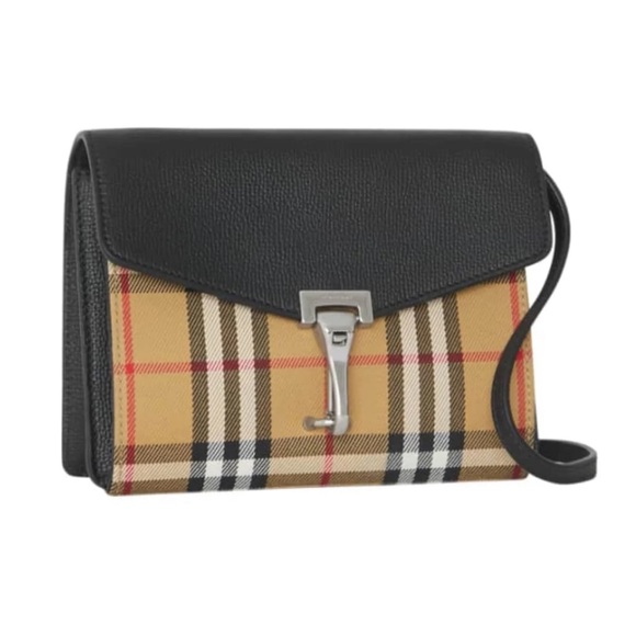Burberry Handbags - Burberry Baby Macken Vintage Check Crossbody Bag